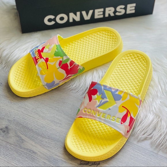 Converse Shoes - NWT Converse All Star Slide Slip Floral Women’s